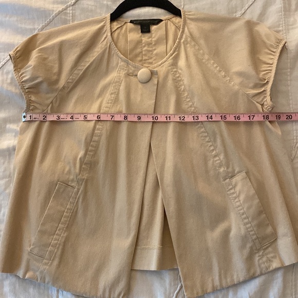 Express Design Studio pleated short sleeve jacket size M - Picture 5 of 6